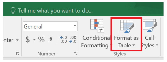 Formatting Table and Sorting - Step 2, screenshot 2